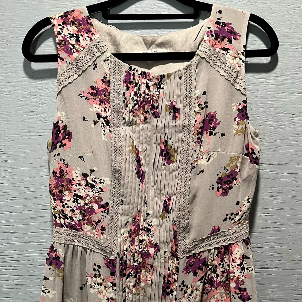 Darling Floral Patterned Fully Lined Crochet Plea… - image 7